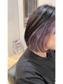 おしゃれインナーカラー パープルver