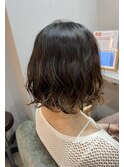 ボブ　パーマ　スパイラル