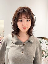 ビファインクーアヴェダ(Be fine coo AVEDA)&nbsp;くびレイヤー ニュアンスパーマ レイヤーボブ 10代/20代/30代