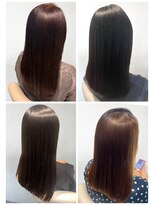 美容室フルール&nbsp;20代30代40代大人可愛い髪質改善カラー艶感ストレート透明感