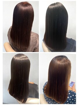 美容室フルール 20代30代40代大人可愛い髪質改善カラー艶感ストレート透明感