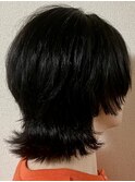 大人可愛いショートウルフ/顔周りアレンジ豊富/30代40代50代