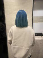 六本木美容室 西麻布店 ハイトーン◎ブルーカラー