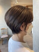 リム(LIM)&nbsp;襟足スッキリ/耳かけ/ショート/オレンジブラウン