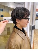ショートパーマニュアンスパーマ20代