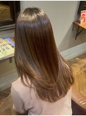 レイヤーカット×縮毛矯正