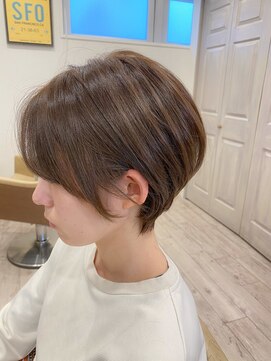 オレンジクラッカー 鎌倉長谷(Orange Cracker) 【リアルサロンワーク】耳掛け丸みショート♪