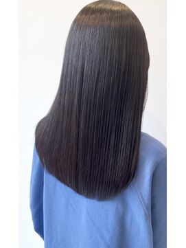 アルファ(Hair Salon alpha) 【大人可愛い×艶感】メテオトリートメント×アッシュブラウン