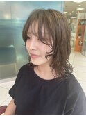オリーブブラウン×ソフトウルフ