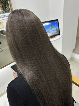 ミリ 奈良店(mm) ベージュ/透明感カラー/韓国/髪質改善/奈良駅/奈良/ブリーチ/