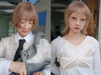 シキ 渋谷(siki)の写真/《*ショートは一番女性らしさがでる*》sikiのカットで魅力を開放[原宿/表参道/ブリーチなしダブルカラー]