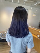 モリオ フロム ロンドン 成増店 【morio成増/一戸】グラデーションカラーバイオレット