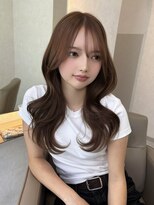 ジーナ 札幌(Zina)&nbsp;【艶髪】くびれセミロングブラウン＊美髪