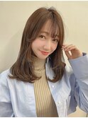 ハイレイヤー/ミディアム・ロング/20代/30代/顔周り・フェイス