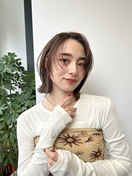 ラボヌールヘアーグレース 門前仲町店(La Bonheur hair grace) ボブレイヤー/ボブウルフ/２０代/３０代/４０代