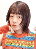 ハッシュカット　シャギーボブ　ボブレイヤー　切りっぱなしボブ