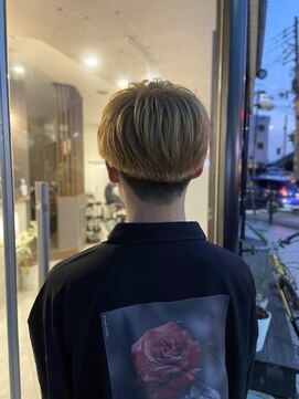 men'sブロンドマッシュby keigotoyoshima 