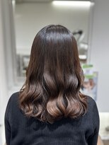 アピッシュ シェリ(apish cherie)&nbsp;ミディアムコテ巻き風パーマ