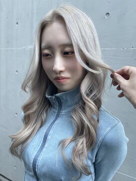 ベチカ(vetica) シルクベージュ/ホワイトブロンド/ロングレイヤー