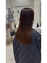 ケンジ 平塚 アネッタ(KENJE annetta)&nbsp;艶髪ストレート　髪質改善カラー　髪質改善トリートメント