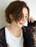 【フルコース】小顔カット＋ケアパーマ＋透明感カラー＋髪質改善TR