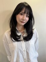 ナループロアボタン(Nalu pu loa BOTAN)&nbsp;バタフライレイヤーカット/バタフライレイヤー/海外風レイヤー