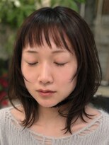 ジル ヘアアンドメイク 恵比寿(JILLE hair&make)&nbsp;ハッシュカット/レイヤーミディアム/顔まわり/オン眉/ウルフ