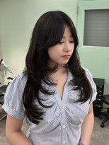 ジーニー 千葉(GENiE) ハッシュカット/顔周り/韓国レイヤー/オリーブ【高野優真】