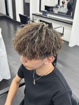 ドットトウキョウ 横浜店(dot.tokyo)&nbsp;【菊地瞬平】ツイストスパイラルパーマ×メンズメッシュ/横浜