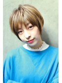 Lino &nbsp;&nbsp;大人かわいいふんわりマッシュショート　担当　津戸