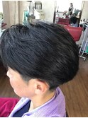 刈り上げマッシュショート