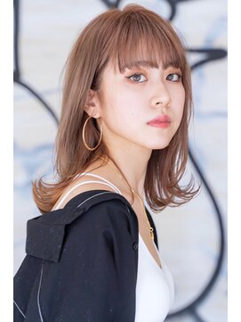 エース (ACE) ACE 大人可愛いワイドバング×ピンクベージュ