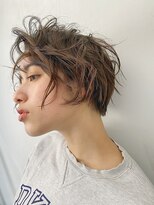 ソイ コンク 下北沢(soi conc)&nbsp;アンニュイなこなれ感が可愛いショートボブスタイル