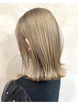 カリン 横浜店(carin) 【carin横浜】外国人風透け感スタイル【ブリーチオンカラー】