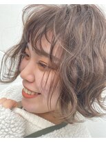 ネイビー グラ ヘアー ストーリー(NAVY gra HAIR STORY)&nbsp;エアリーボブで魅せる春のアースカラー