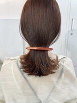 イコ 表参道原宿(ico)&nbsp;オレンジヘア オレンジブラウン ブリーチなし