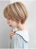大人ショートボブ・前下がりショート20代30代40代