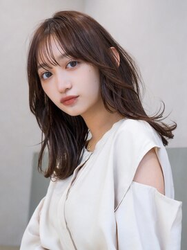 アンアミ シブヤ(Un ami shibuya) 【Unami】池田　大人ミディアム『上品な顔まわり×くびれヘア』