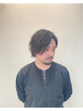 小谷理髪店 ソル(SOL) 2ブロック&ツイストスパイラルパーマ