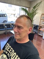 理容 鮎川&nbsp;ベリーショートソフトモヒカン