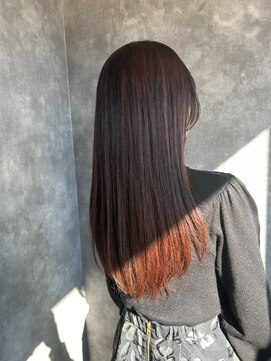 ウィート(wheat) ボカシハイライト/ボルドーブラウン/レッドベージュ