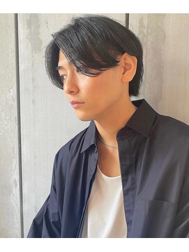 ベンジー 中目黒店(benji) 前下がりセンターパート