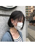 内巻きボブ×顔周りカット!【福田 れん】