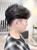 ハレ ヘアサロン(Hale hair salon)&nbsp;【Hale】ダークアッシュ/ニュアンスパーマNo1077韓国マッシュ