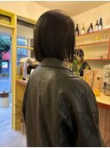 〈浅草 半個室〉時短ボブ/ダークオリーブ