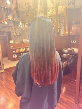 キーマン(KEYMAN) グラデーションカラー / ピンクベージュ