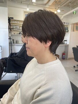 ハーツ(Heart's) 白髪ぼかし/イメチェンヘアスタイル/前髪カタログ/ショートボブ