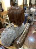 ハイライトショートヘア