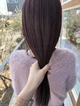 エムサロン 元総社(emusalon) 【Yuuka】春っぽチェリーレッド