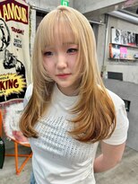 リル ラウム 原宿(LiL Raum)&nbsp;ホワイトベージュルーツカラー